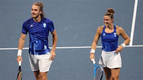 maria sakkari and stefanos tsitsipas.